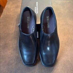 Bostonian Mendon Black Leather Men's Shoes, Size 8.5M